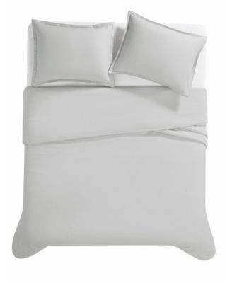 Classic 400-Thread Count Cotton 3-Pc. Duvet Cover Set, King