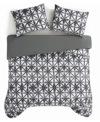 Classic Shibori 3-Pc. Duvet Cover Set, King