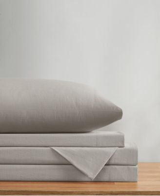 Dusted Denim CVC 200 Thread Count 4-Pc. Sheet Set, Queen