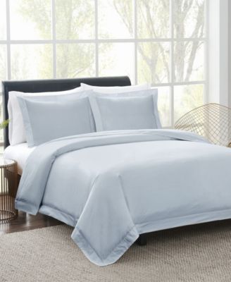 Classic 400-Thread Count Cotton 3-Pc. Duvet Cover Set, King