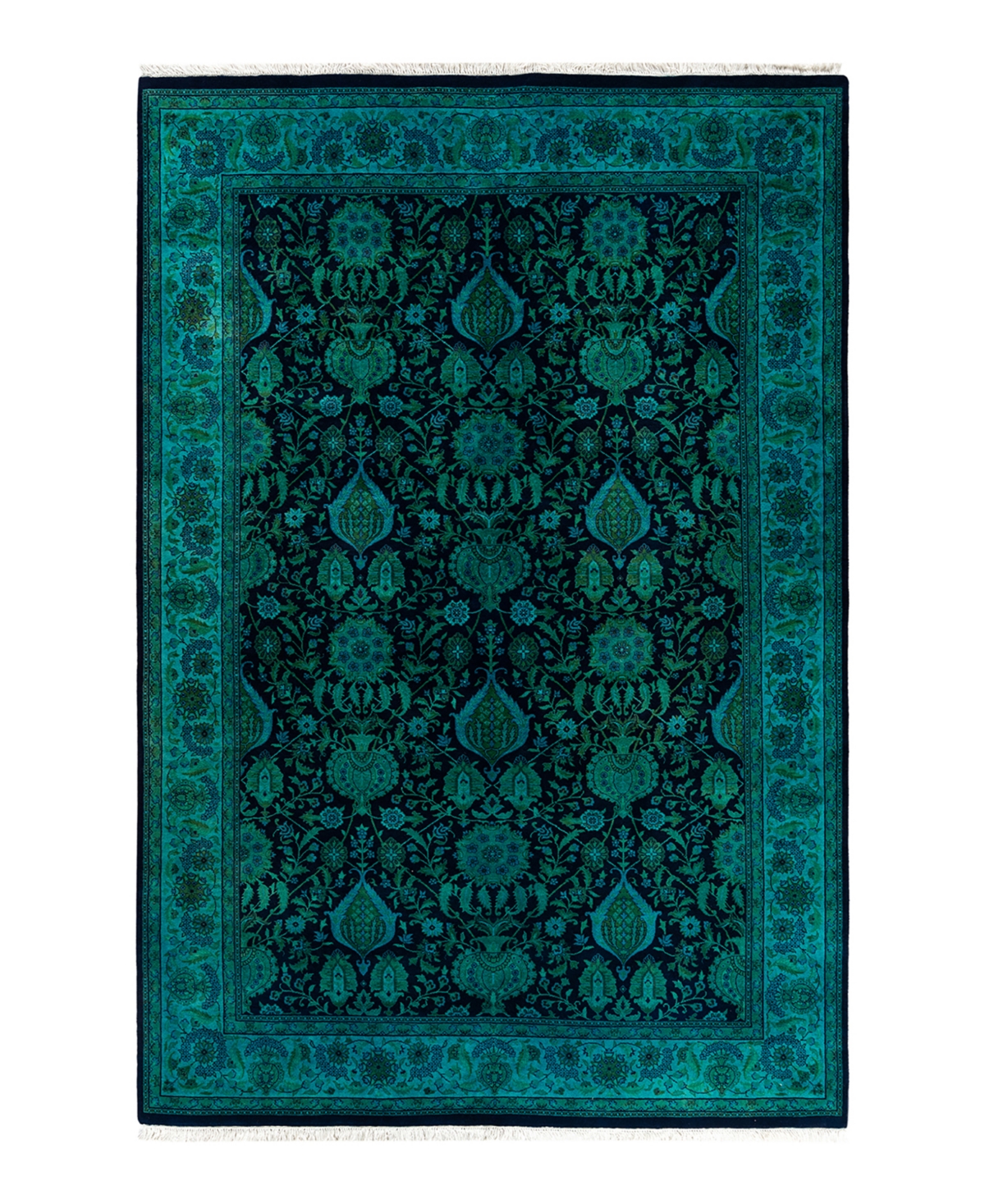 Adorn Hand Woven Rugs Fine Vibrance M1495 6' 1" x 9' 2" Area Rug