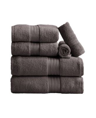Quick-Drying Cotton 6-Piece Bath Towel Set,54x27x0.5 inches,26x16 inches