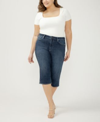 Plus Size Isbister High-Rise Capri Jeans
