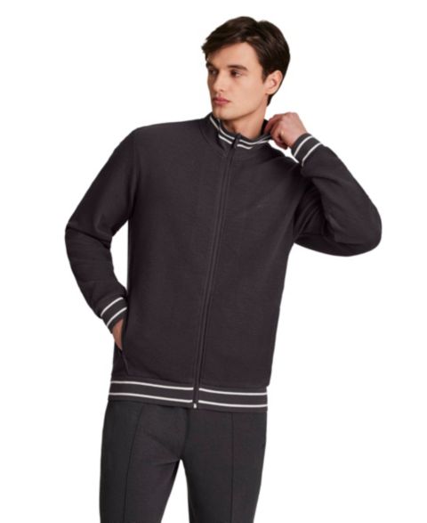 Мужская куртка Reebok Full-Zip Mock Neck, цвет: Серый