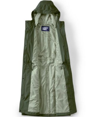 Plus Size Squall Packable Long Raincoat