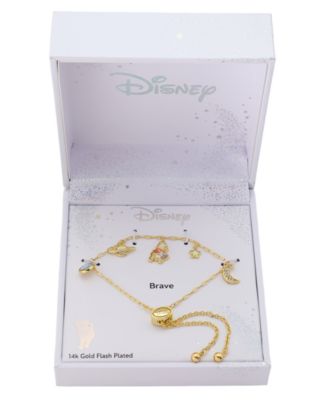 Winnie the Pooh Crystal Charm Bolo Bracelet