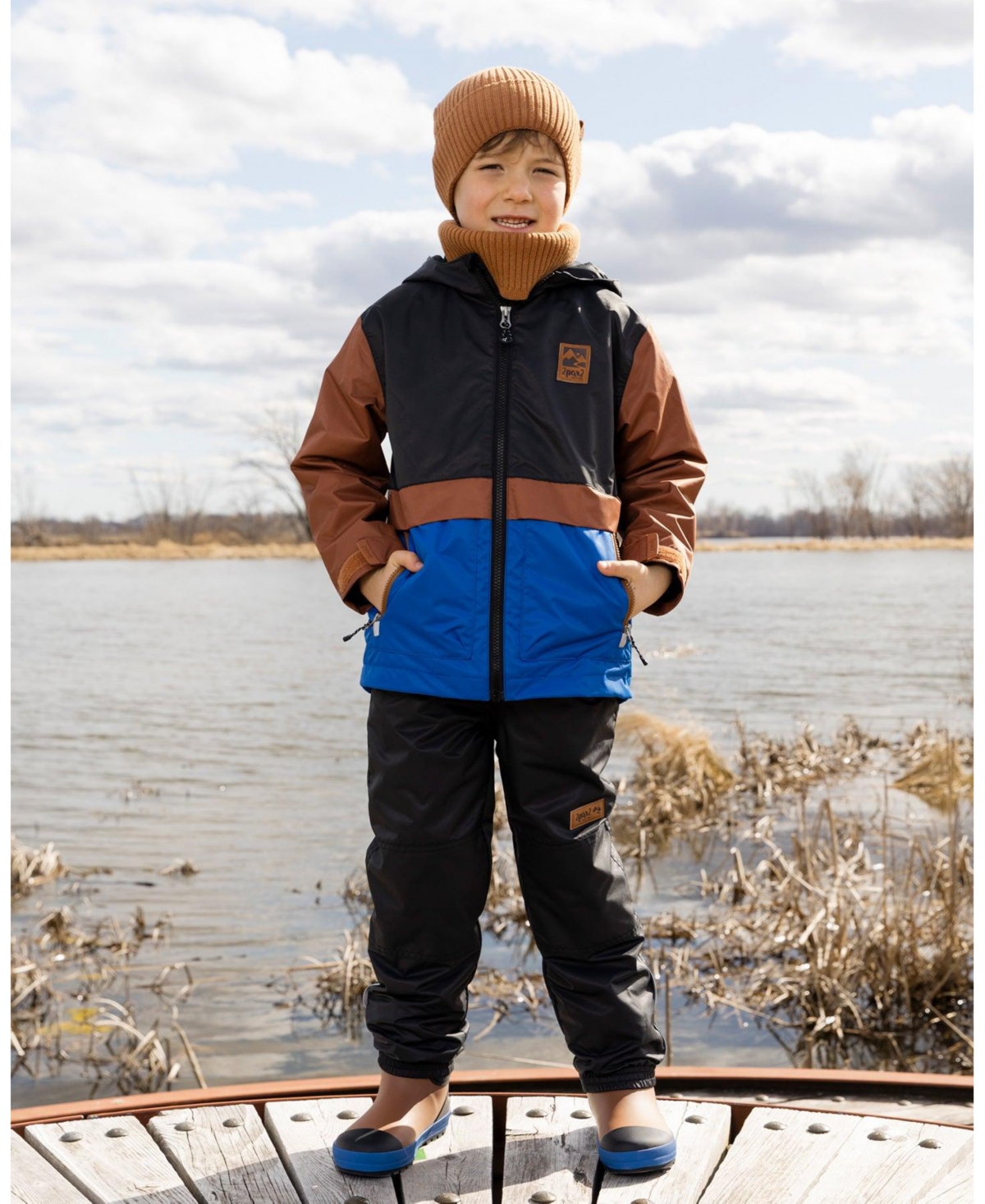 Deux par Baby Boys 3-in-1 Two-Piece Mid-Season Outerwear Set
