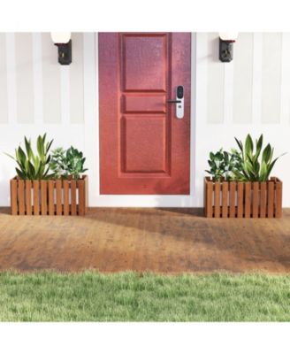 Wooden Raised Planter Box for Flower and Vegetable Gardening