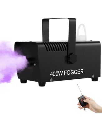 400W Mini Fog Machine with Wireless Remote & 6000 cu ft/min Output, Perfect for Home Parties