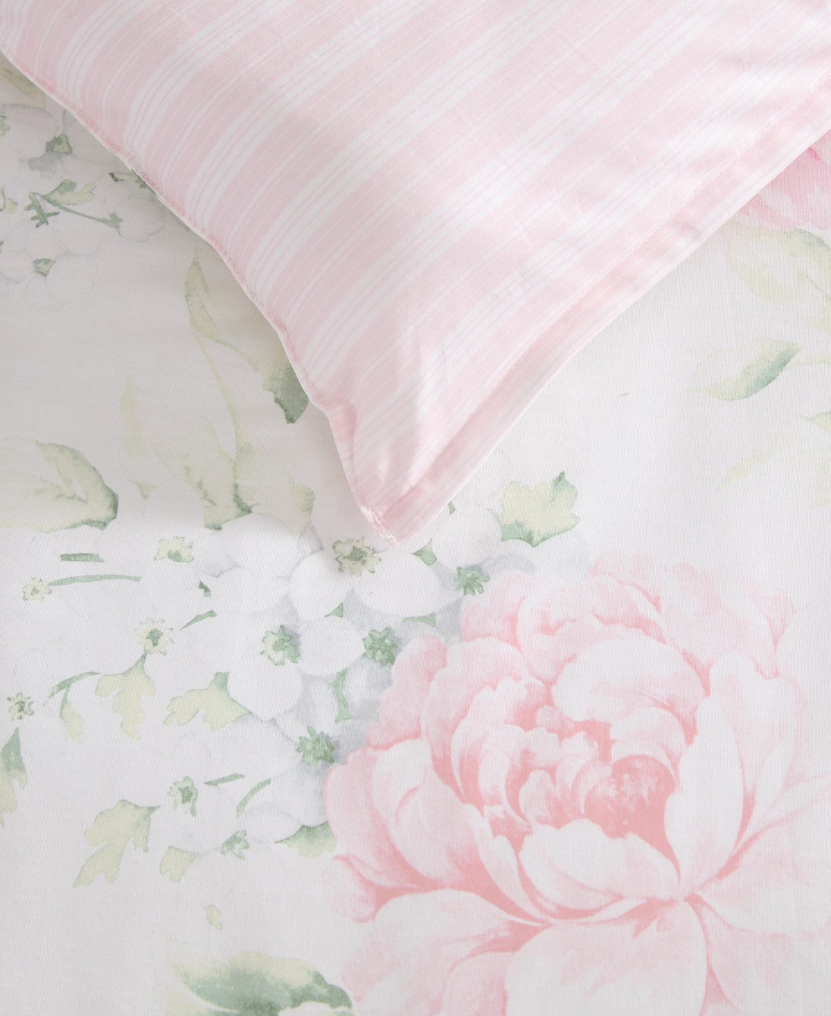 Laura Ashley Serenity Roses Reversible 5-Pc. Comforter Set, Twin