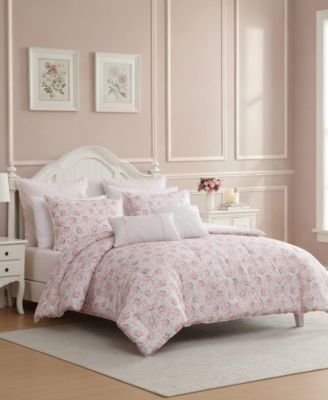 Pamelas Posies Reversible 7-Pc. Comforter Set, King