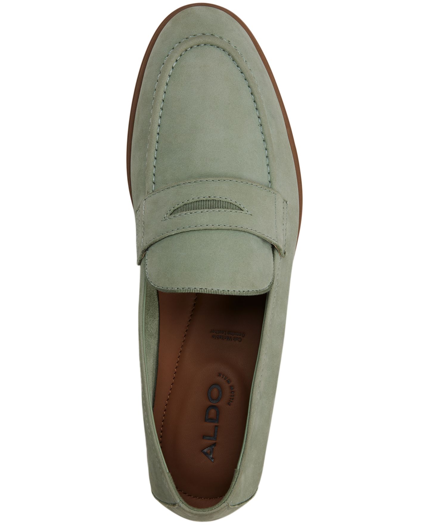 Мужские туфли ALDO Journey Slip-On, цвет: Светлый шалфейный — фото 4
