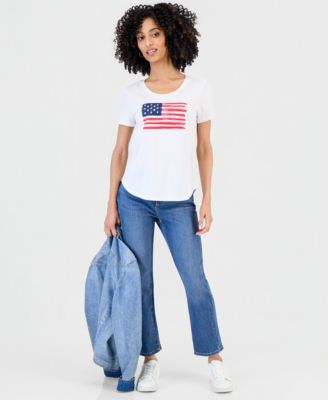 Petite Flag Short-Sleeve Perfect T-Shirt