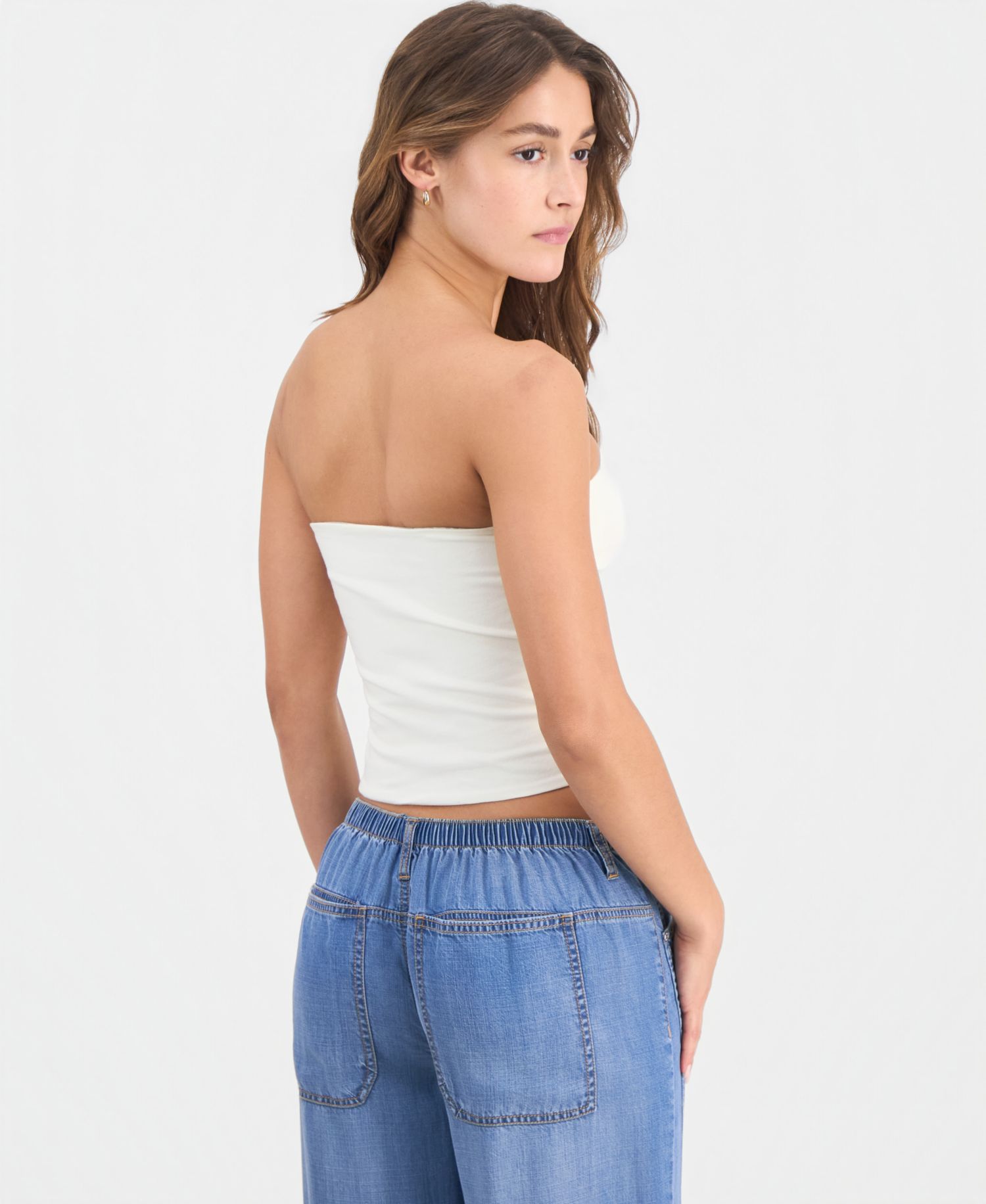 Juniors' Ford Reversible Strapless Tube Top