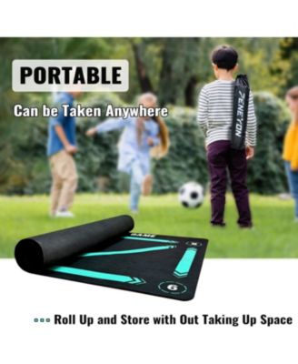 Football Footstep Agility Training Mat - Non-Slip, Silent Equipment for All Ages & Levels to Improve Speed, Strength & Coordination