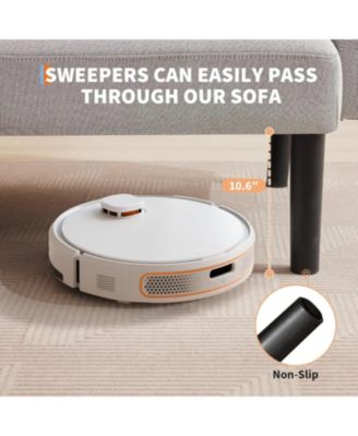 Convertible Futon Sofa Bed, 75.5” Linen Flannel Loveseat Couch Bed With Solid Wood Legs & 700lbs Capacity