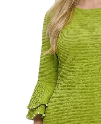 Women's Long-Sleeve Dress with Bell Cuffs