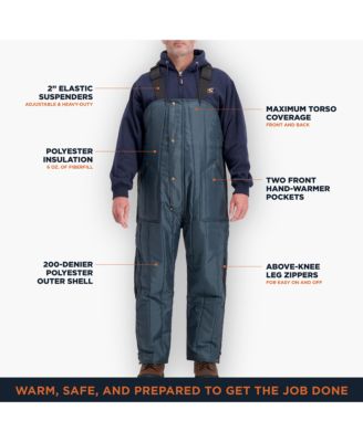 Men's Econo-Tuff High Bib Overalls - Durable, Insulated, Waterproof Workwear for Extreme Cold