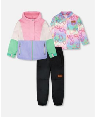 Girl 3 in 1 Two-Piece Mid Season Outerwear Set