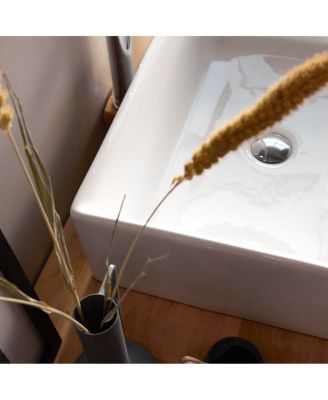 Ema ceramic bathroom basin