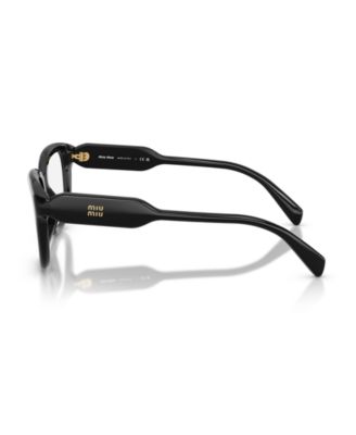 Women's Rectangle Eyeglasses, MU 02ZV