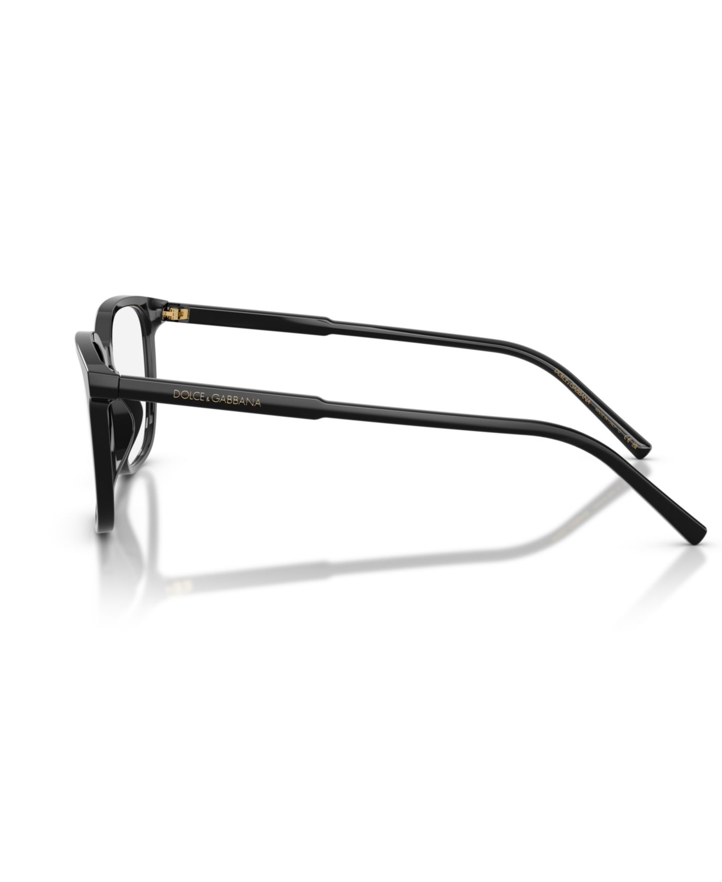 Мужские очки Dolce&Gabbana Man Square Plastic DG3445 Eyeglasses, цвет: Чёрный — фото 4