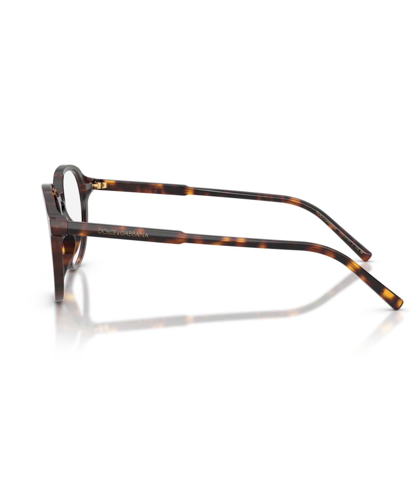 Мужские очки Dolce&Gabbana Man Panthos Plastic DG3444 Eyeglasses, цвет: Гавана — фото 4