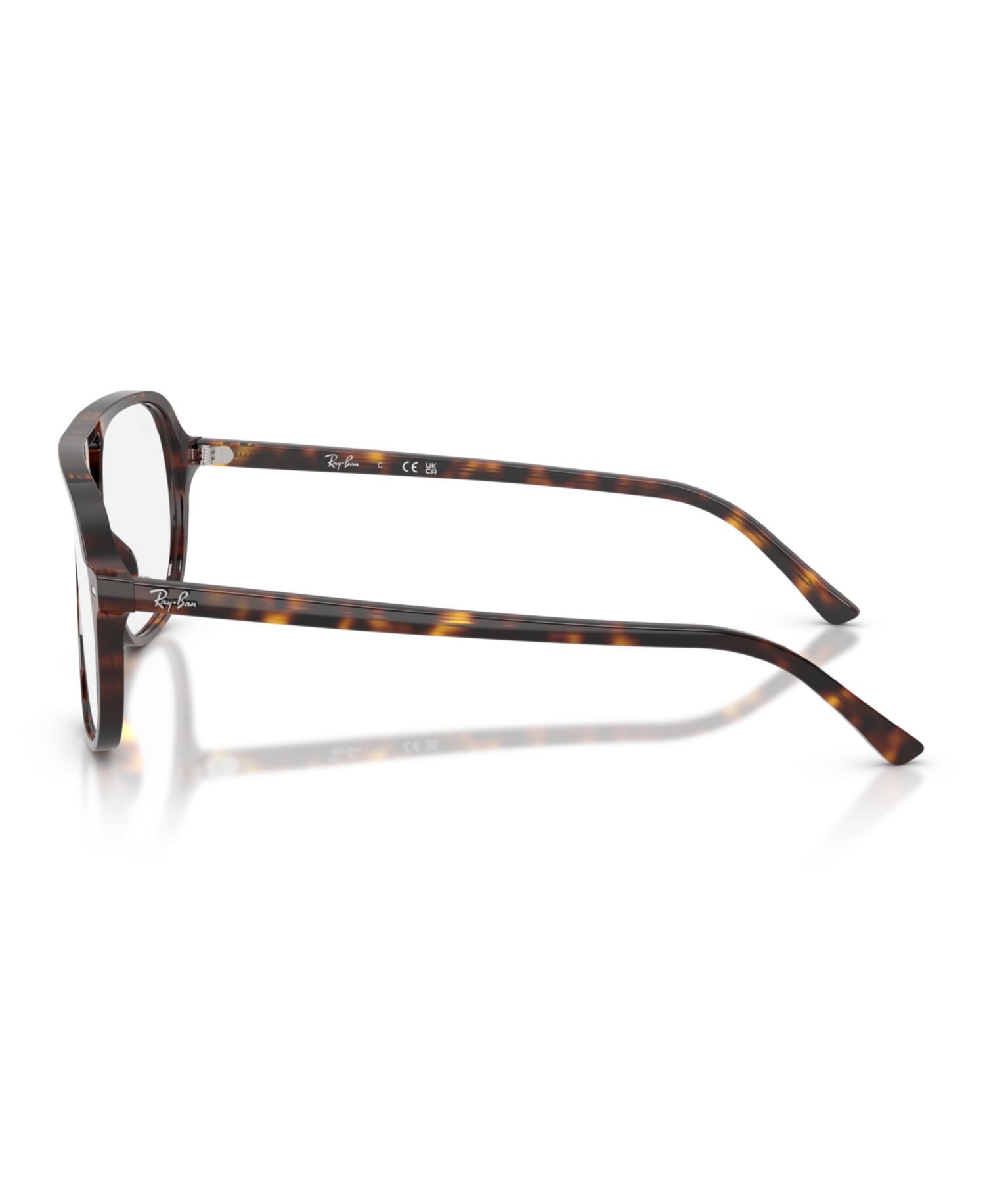 Unisex Square Plastic RB5698 Bill Optics Eyeglasses