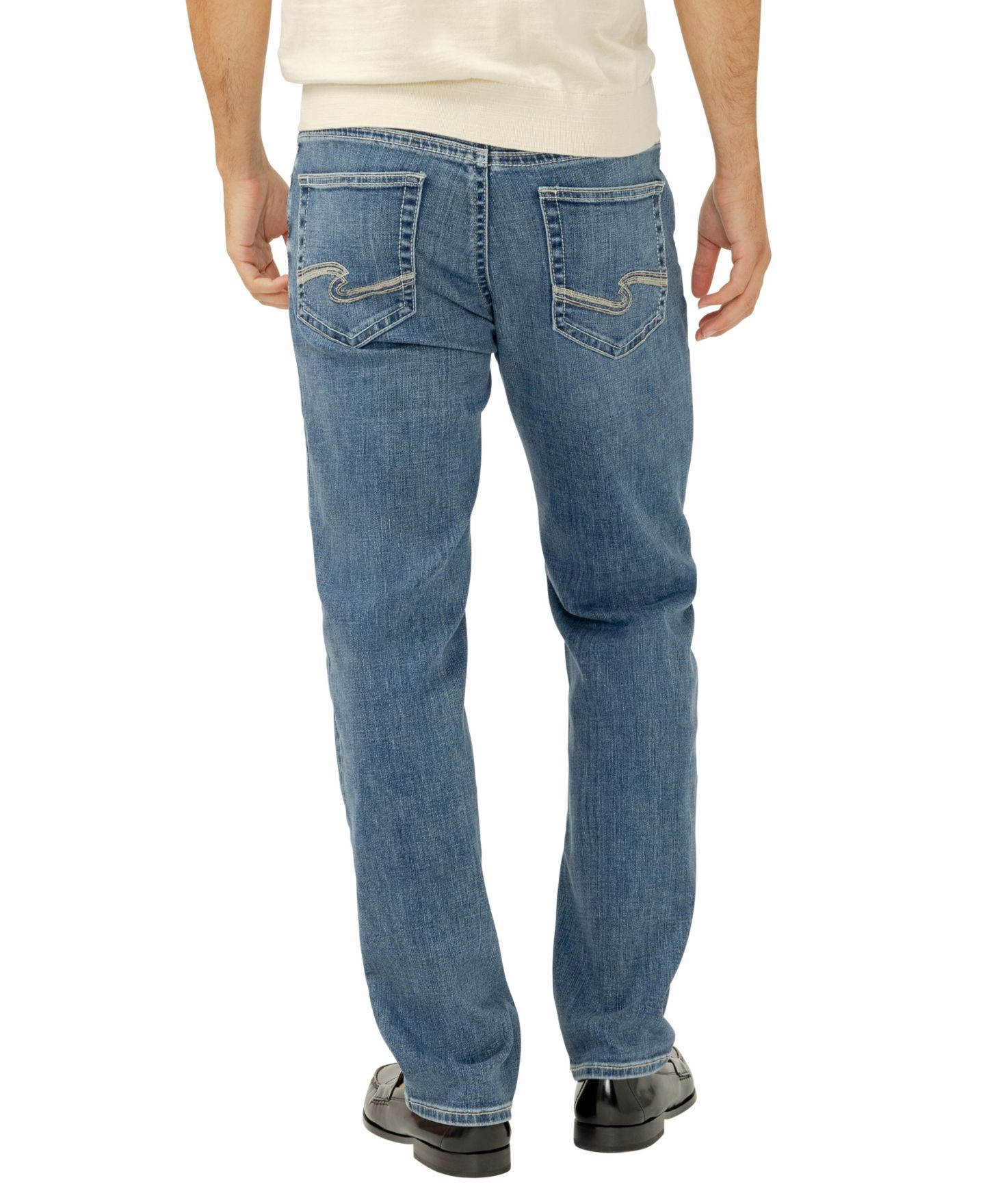 Мужские джинсы Silver Jeans Co. Grayson Straight Jean, цвет: Paraiso — фото 3