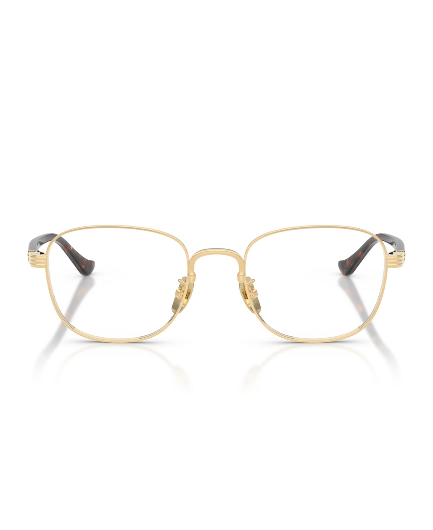 Мужские очки Ferrari Man Pillow Titanium FH3012TD Eyeglasses, цвет: Золотой блестящий — фото 4