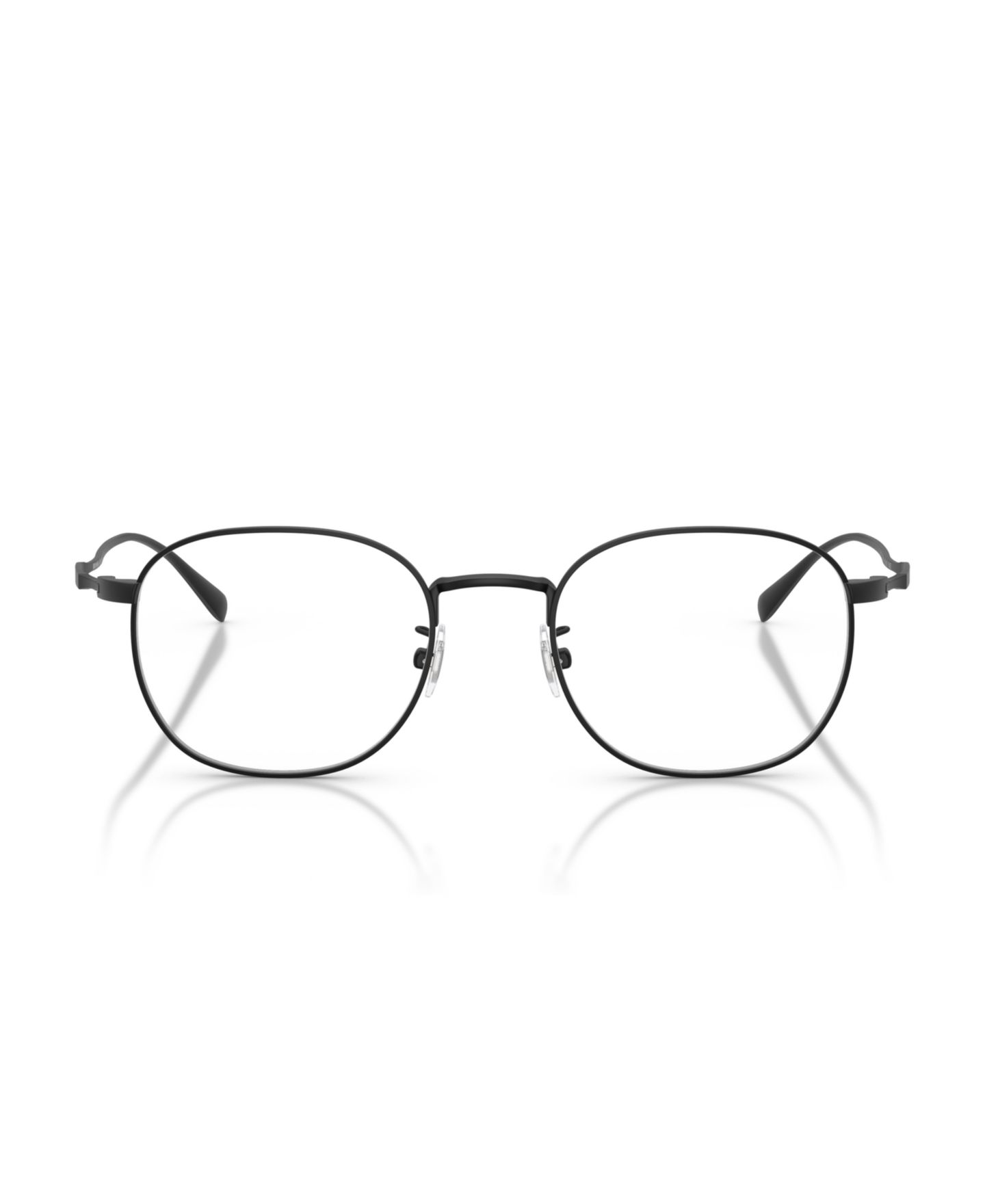 Мужские очки Brooks Brothers Man Round Titanium BB1131TD Eyeglasses, цвет: Чёрный — фото 4
