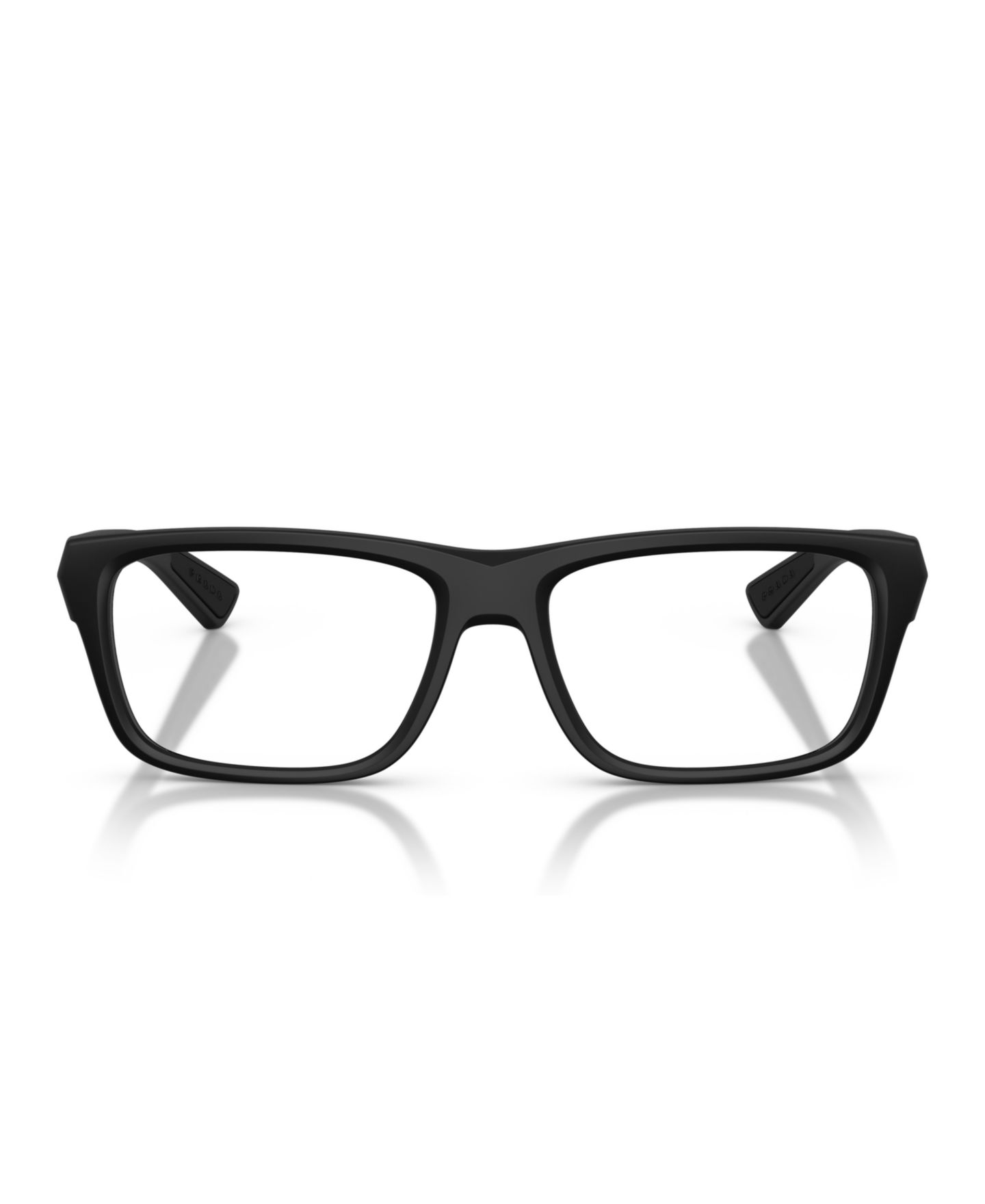 Мужские очки PRADA LINEA ROSSA Man Pillow Plastic PS 02TV Eyeglasses, цвет: Матовый чёрный — фото 4