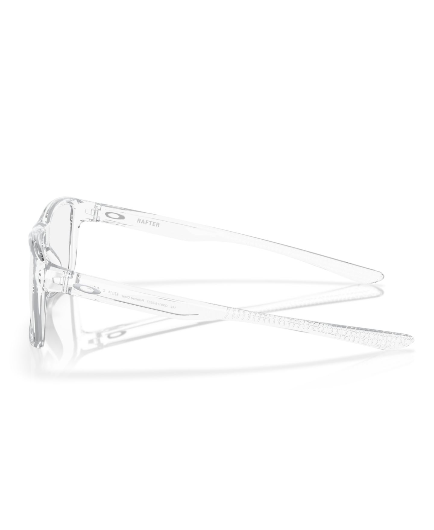 Мужские очки Oakley Man Rectangle Plastic OX8178 Rafter Eyeglasses, цвет: Полированный прозрачный — фото 3