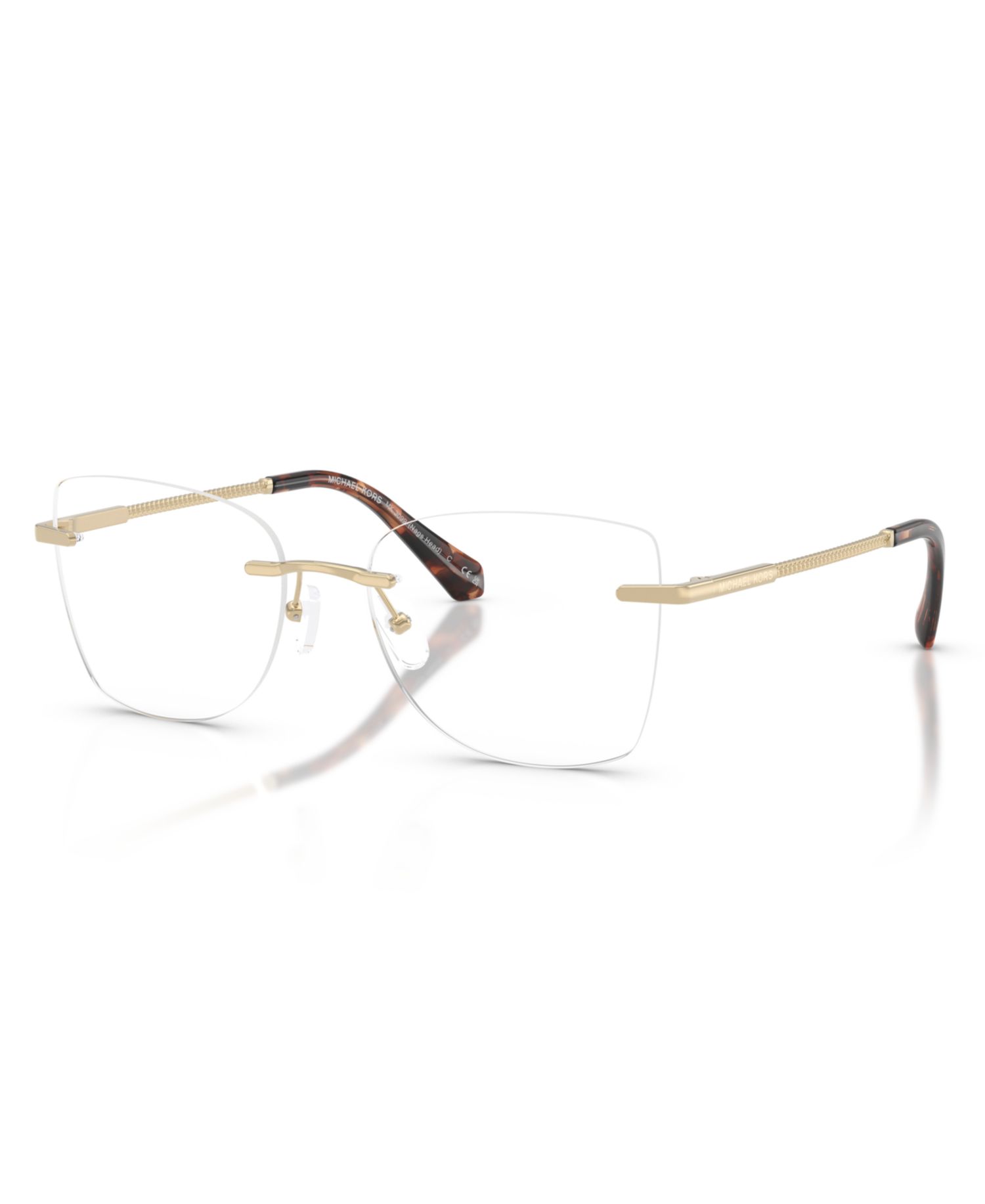 Woman Square Metal MK3099 Nags Head Eyeglasses
