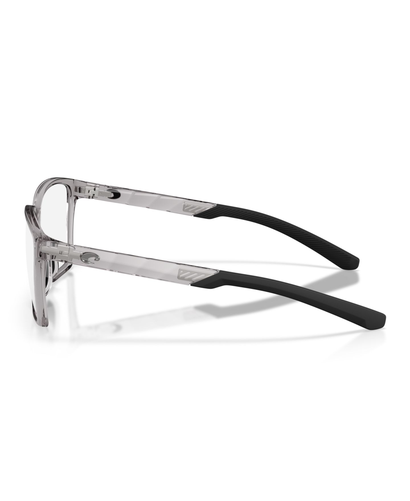 Очки Costa Del Mar Costa Unisex Square Plastic 6A8031 Ocean Ridge 730 Eyeglasses, цвет: Серый прозрачный — фото 4