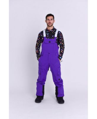 Men's Yeh Man Bib Pant - Purple