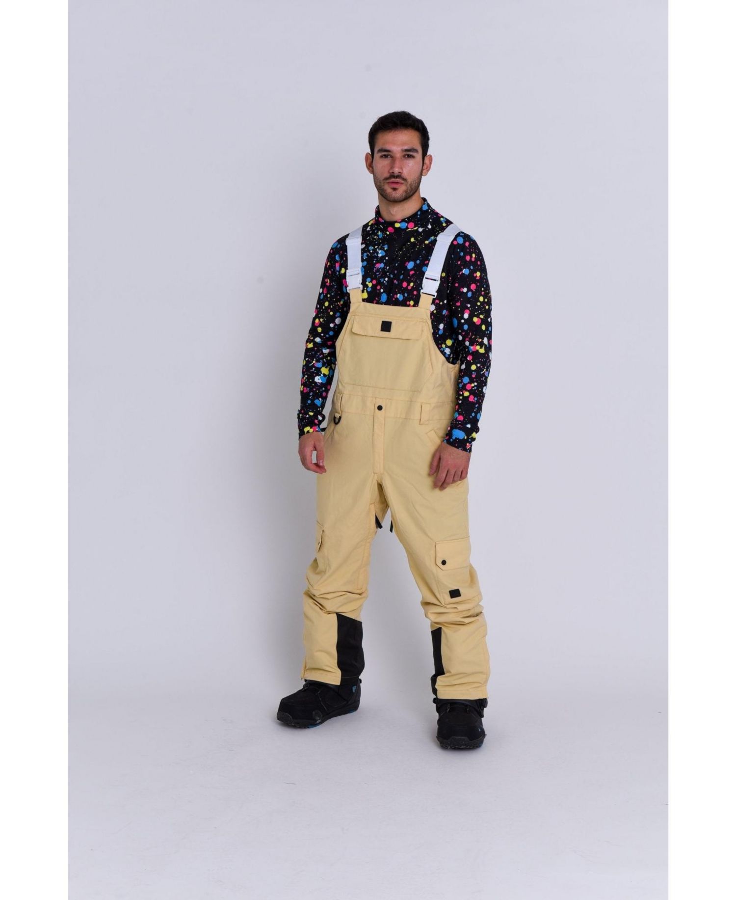 Men's Yeh Man Bib Pant - Desert Sand
