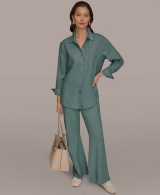 Women's Button-Down Linen Shirt