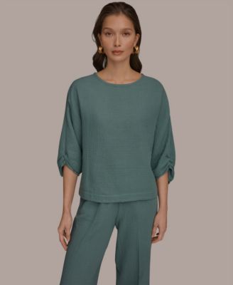 Donna Karan Weekend - Women's Boat Neck Blouse