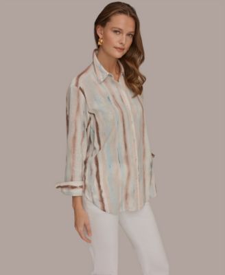 Women's Long-Sleeve Button-Down Shirt