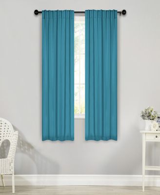 Solid Classic Modern Blackout Curtain Set ,26" x 63" (Set of 2)
