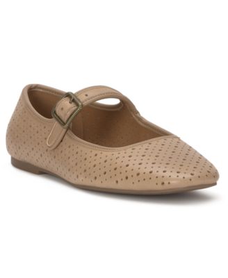 Women's Tannyr Perforated Mary Jane Ballet Flats