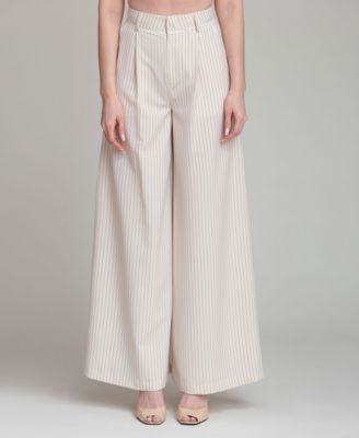 Women's Mid Rise Wide Leg Trousers