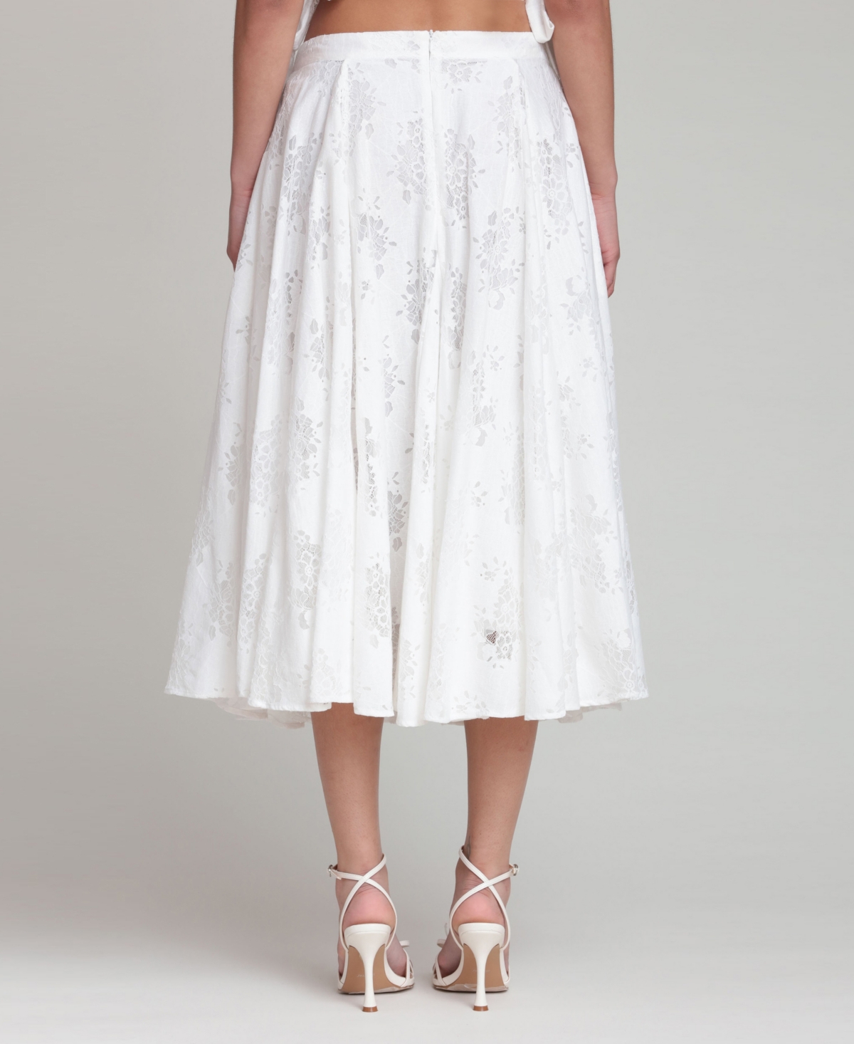 Avec Les Filles Women's Side Zippered Maxi Skirt