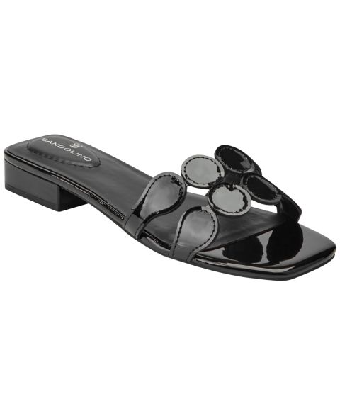 Женские сандалии Bandolino Mayla Slip On Flat, цвет: Чёрный лаковый