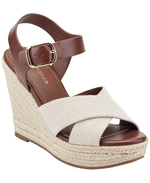 Женские сандалии Marc Fisher Women's Herve Espadrille High Wedge Sandals