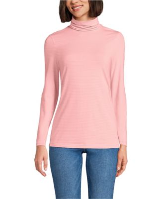 Women's Tall Lightweight Jersey Long Sleeve Turtleneck T-shirt