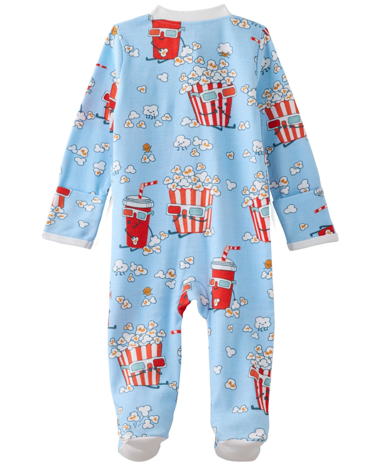 Комбинезон butterblu Baby Boys' Scout 2-Way Zip Footed Coveralls, цвет: Сливочный — фото 2