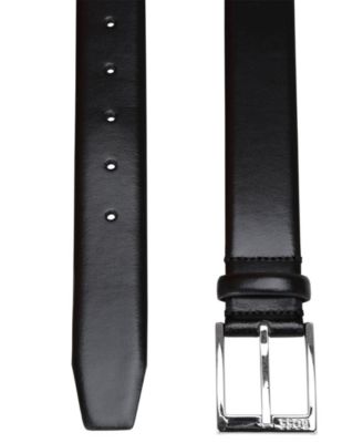 Men's Silver-Tone Buckle Belt