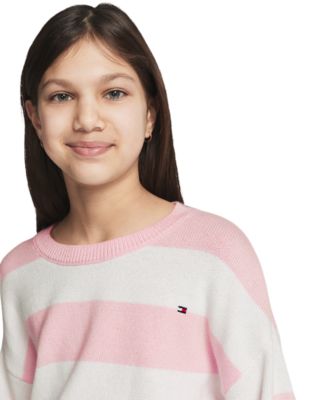 Girls' 7-16 Striped Sweater